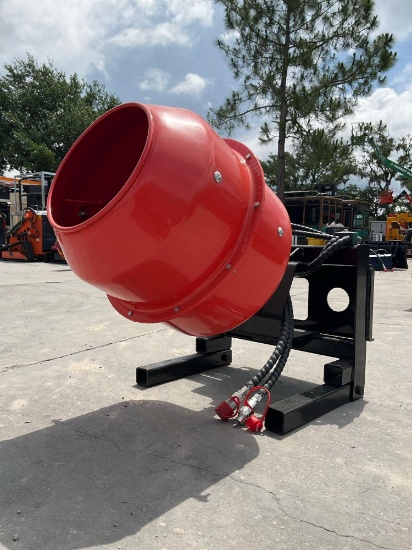 Unused Mini Mixing Drum For Mini Skid Steer