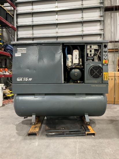 Atlas Copco Air Compressor Model Gx15, Approx 15kw Damaged During Transport