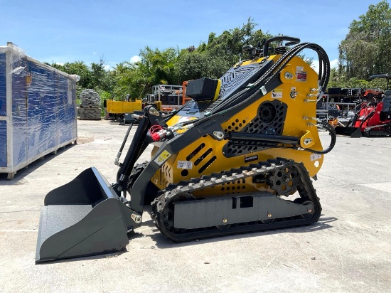 Unused 2026 Sdlanch Stand On Skid Steer Loader Model Ssl60; Gas Powered, Electric Start, Rubber