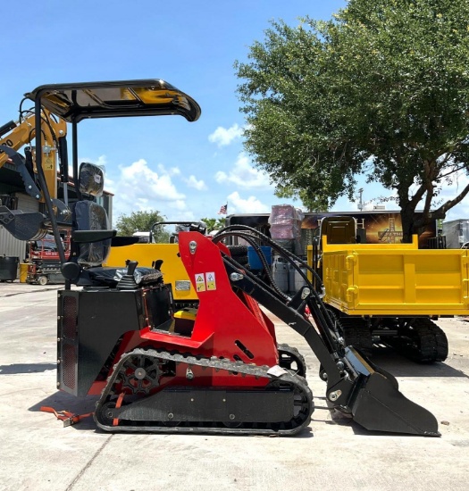 Unused 2026 Ride On Skid Steer Loader Model Ssl580; Gas Powered, Electric Start, Rubber Tracks, R...