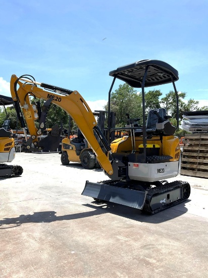 Unused 2026 Mini Excavator Model Me20; Diesel Powered Yanmar Engine, Rubber Tracks, Bucket With