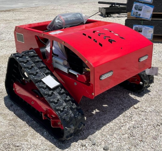 Unused 2026 Sdlool Remote Control Crawler Lawn Mower Model 800, Gas Powered, Approx Cutting Width...