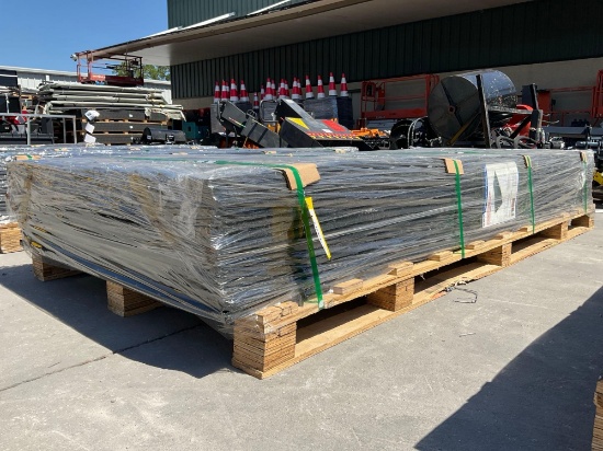 Unused Pallet Of Iranch Ground Protection Mats Model Irgpm, Approx 4ft W X 8ft L, Approx 15 Mats,...