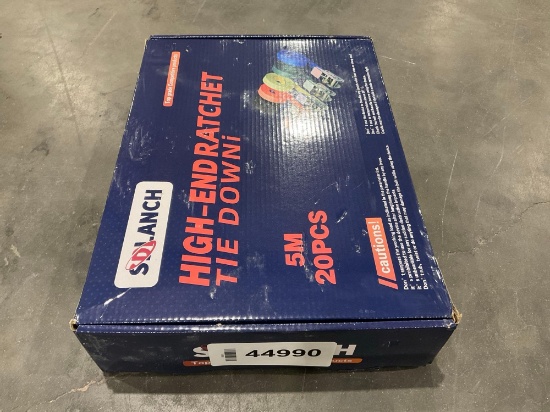 Unused 5 M High End Ratchet Tie Downs, Approx 20pcs