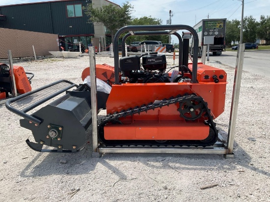 Unused 2026 Sdlool Remote Control Crawler Lawn Mower Model Lm1200q, Gas Powered, Rubber Tracks, E...
