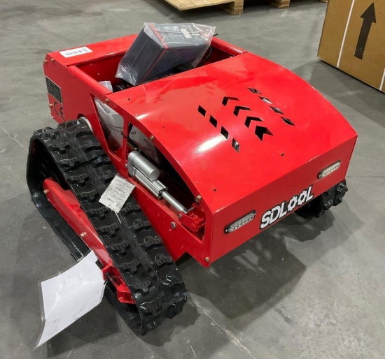 Unused 2026 Sdlool Remote Control Crawler Lawn Mower Model 800, Gas Powered, Approx Cutting Width...