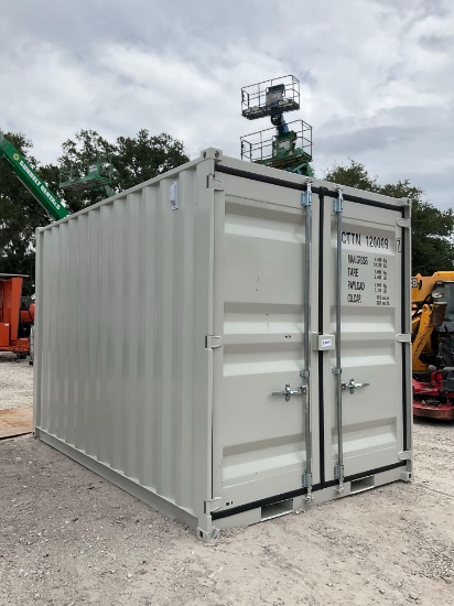 2026 12ft Multi-Use Container W/ Side Door & Window, Fork Pockets