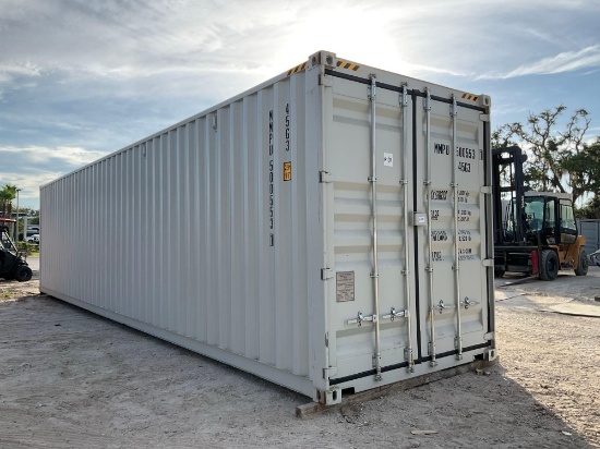2026 40ft Hq Storage Container, 4side Doors