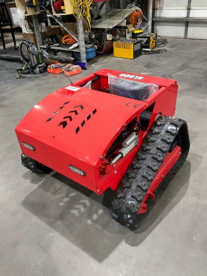 Unused 2026 Sdlool Remote Control Crawler Lawn Mower Model 800, Gas Powered, Approx Cutting Width...