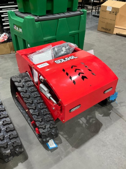 Unused 2026 Sdlool Remote Control Crawler Lawn Mower Model 800, Gas Powered, Approx Cutting Width...