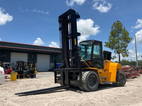 2011 Yale 280 Forklift Model Gdp280dceccv176, Diesel, Double Entry Enclosed Cab, 28,000 Lb Capacity