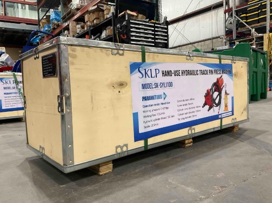 Unused 2026 Hand-Use Hydraulic Track Pin Press Machine Model Sylj100, Approx Hydraulic Cylinder