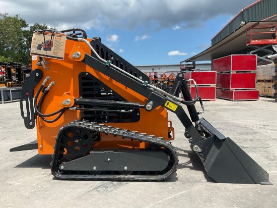 Unused 2026landhonor Stand On Mini Skid Steer Loader Model Ldh-Ht380q1, Gas Powered, Electric
