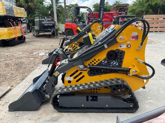 Unused 2026 Sdlanch Stand On Skid Steer Loader Model Ssl60; Gas Powered, Electric Start, Rubber