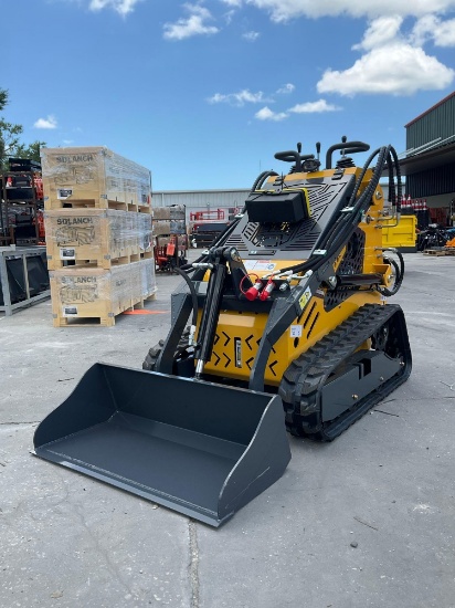 Unused 2026 Sdlanch Stand On Skid Steer Loader Model Ssl60; Gas Powered, Electric Start, Rubber