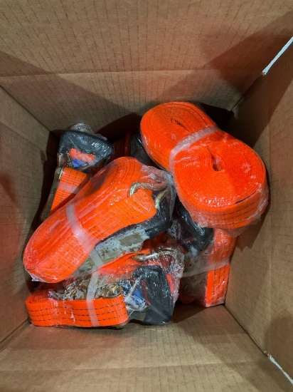 Unused 1.5 In X 27ft Ratchet Straps Model Rs3803, Approx 10pcs