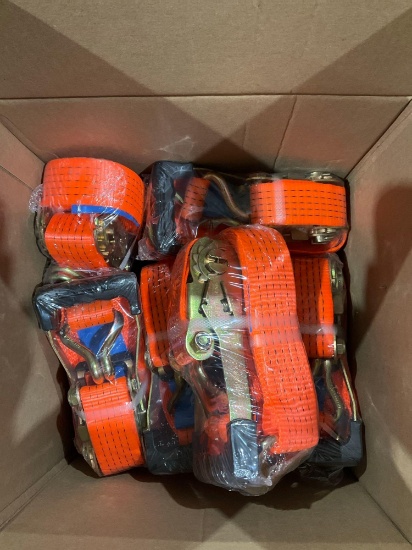 Unused 2 In X 2 7 Ft Ratchet Straps Model Rs5007, Approx 10pcs