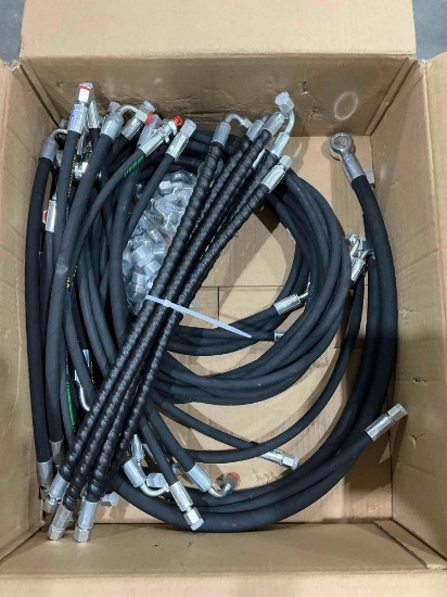 ( 1 ) Bundle Of Hydraulic Hoses For Excavator, Fits 1-3ton Excavator