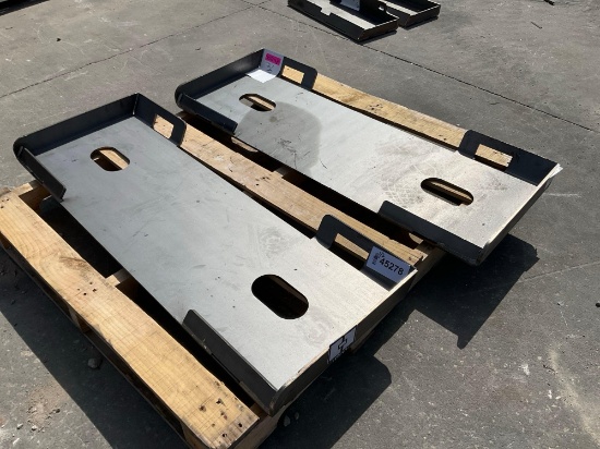 ( 2 ) SKID STEER MOUNT PLATES, APPROX 45in