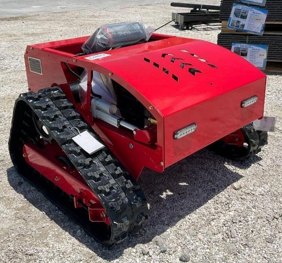 Unused 2025 Sdlool Remote Control Crawler Lawn Mower Model 800