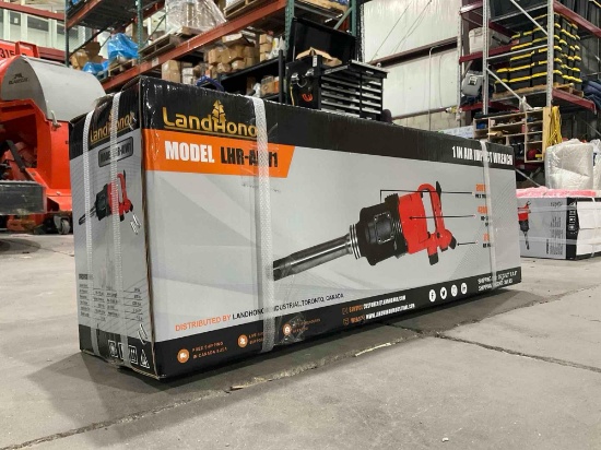 UNUSED LANDHONOR 1in AIR IMPACT WRENCH MODEL LHR-AIW1