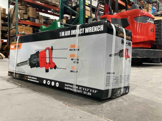 UNUSED LANDHONOR 1in AIR IMPACT WRENCH MODEL LHR-AIW1