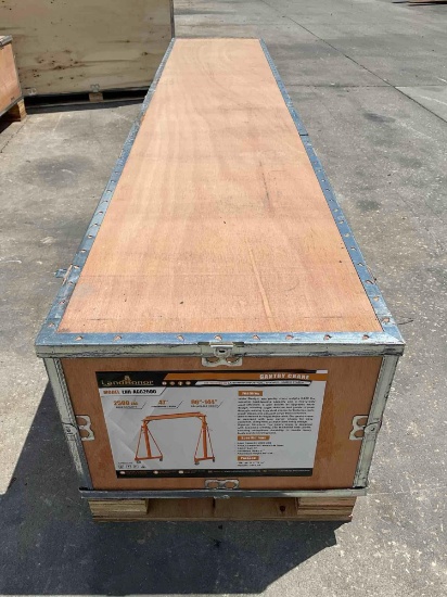 Unused Landhonor Adjustable Height Gantry Crane Model Lhr-Agc2500; Approx Max Load Capacity 2500lb;