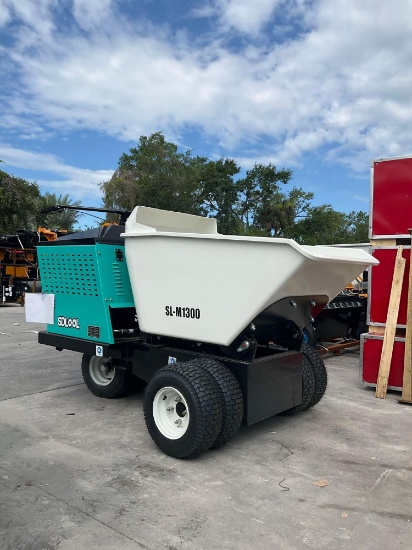 Unused 2026 Mini Wheeled Dump Truck Model M1300; Hydraulic Dump; Approx Load Cap 1760 Lbs; Approx