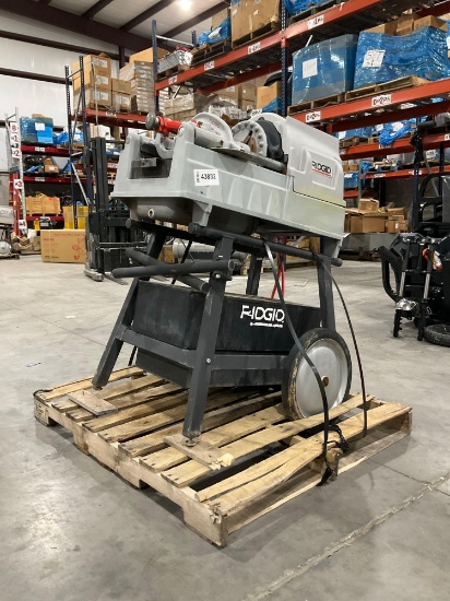 Ridgidpipe Threading Manual Chuck Machinemodel 535; Approx 120v, 50/60hz, 15a; Approx Max 2 In
