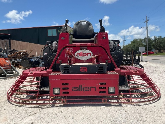Allen Ride- On Power Trowel Model Hp205, Gas Powered