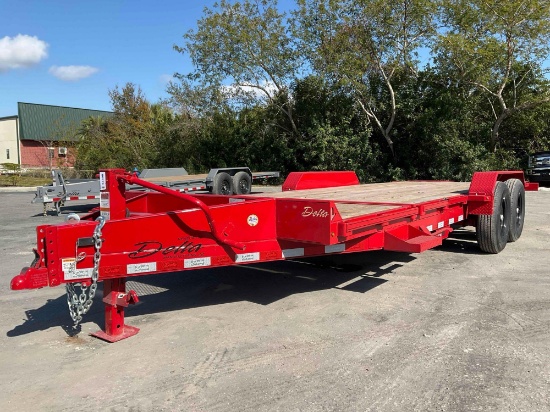 2026 Delta Tilt 20ft Equipment Trailer; Tandem Axle,Electric Breaks, Approx 14000 Lb Gvwr; Ram Tr...