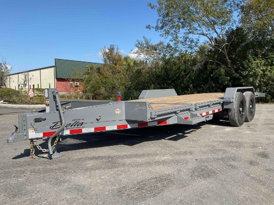 2026 Delta Tilt 20ft Equipment Trailer; Tandem Axle,Electric Breaks, Approx 14000 Lb Gvwr;