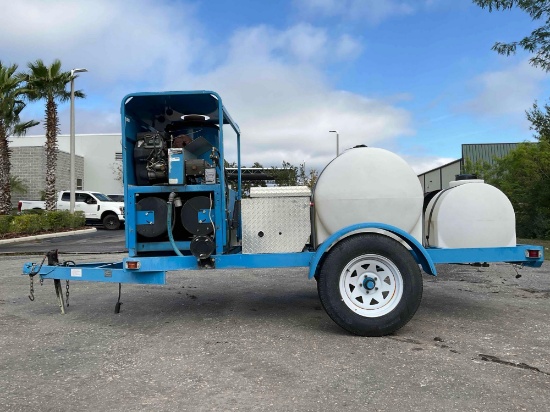 Hydro Engineering 5/3000govs Trailer Mounted Pressure Washer, Diesel, Approx 18hp