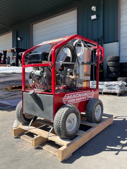 Unused 2026 Magnum 4000 Series Gold Hot Water Pressure Washer,Diesel Gas Power, Electric Start, A...