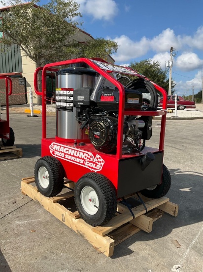 Unused 2025 Magnum 4000 Series Gold Hot Water Pressure Washer,Diesel Gas Power, Electric Start,