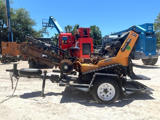 2020 Barreto E2036rtk Trencher With 2020 Support Trailer