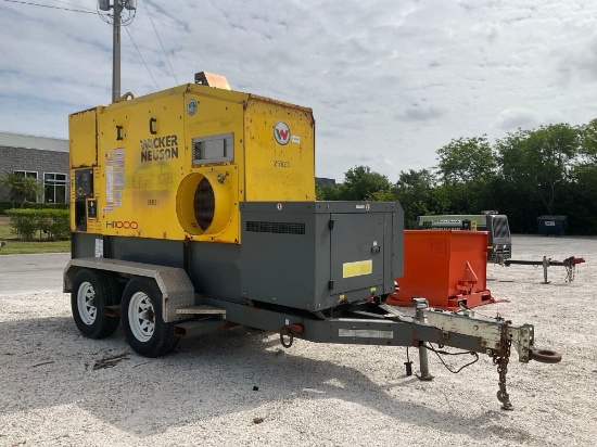 2015 Wacker Neuson Hi100 Industrial And Construction Heater, Trailer Mounted