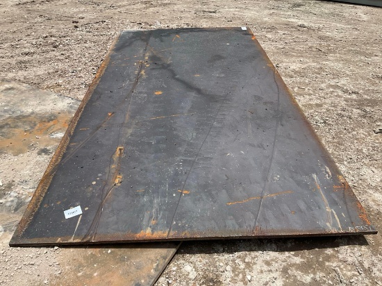 ( 1 ) STEEL PLATE, APPROX 118in L x 59in W