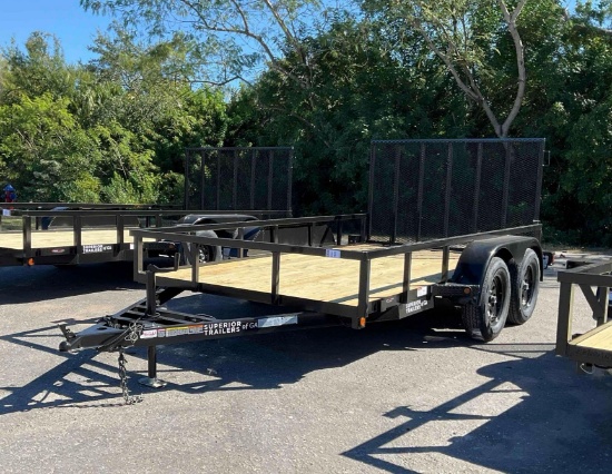 Unused 2026 Superior Trailer 6ft X 12ft L-Iron Elite Model 2612-Elite