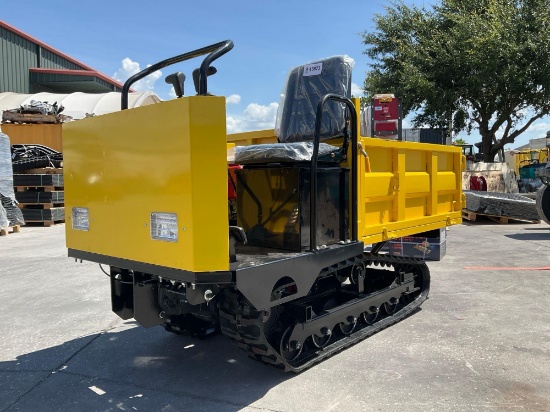 Unused 2026 Ride On Crawler Dumper Model Cdws25; Rubber Tracks; Gas Power, Electric Ignition; App...