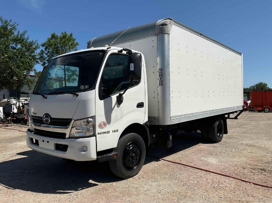 2020 Hino 195 Box Truck With Supreme Corporation Box Body Model Svf18079096; Automatic