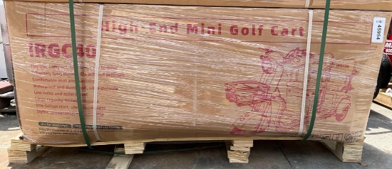 Unused Irgc40 3wheel Mini Tricycle Golf Cart, Electric, 3-Speed Adjustable, Led Smart Operation S...