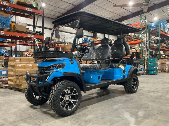 Unused 2026 Sdlool 6-Seater Off-Road Golf Cart Model Gc42s; Electric Powered; 60v Battery, 3.5kw Ac