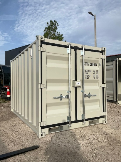 2026 9FT MULTI-USE CONTAINER W/ SIDE DOOR & WINDOW, FORK POCKETS, APPROX108in L x 66in W x 69in T