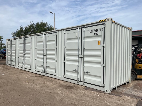 2026 40FT HQ STORAGE CONTAINER, 4SIDE DOORS