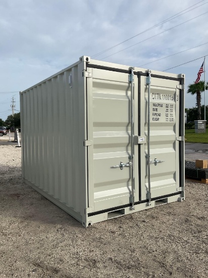 2026 11ft Multi-Use Container W/ Side Door & Window, Fork Pockets