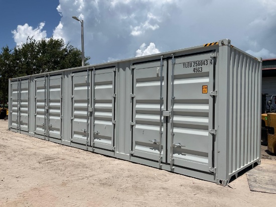 2026 40FT STORAGE CONTAINER, 4 SIDE DOORS