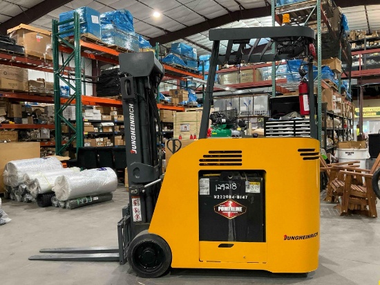 Jungheinrichstand-Up Forklift Modeletg350-36v; Electric Powered; Approx Max Capacity 4350 Lbs;