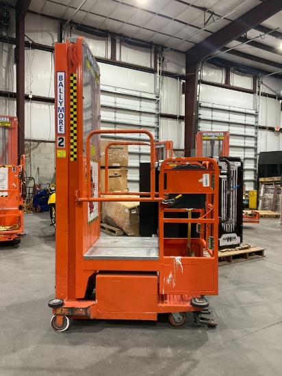 2015 Ballymore Vertical Mast Man Lift Model Ps-140h, Approx Max Platform Height 12ft, Non Marking