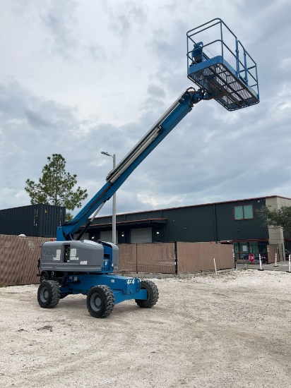 2016 Genie Boom Lift Model S-40; Diesel Powered;Approx Max Platform Height 40 Ft; Approx Max Plat...